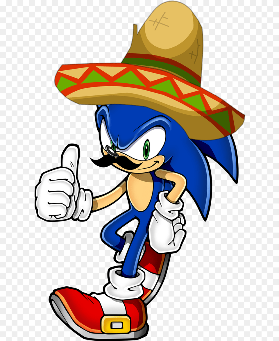 Sonic The Hedgehog, Clothing, Hat, Sombrero, Baby Free Png Download