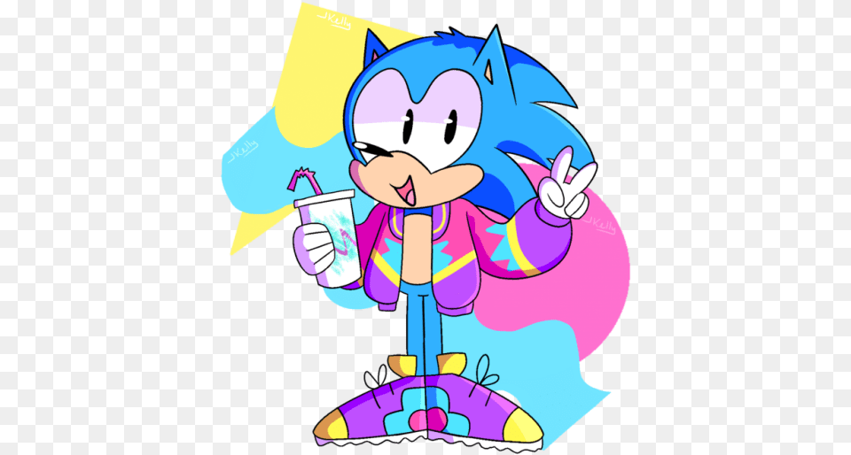 Sonic The Hedgehog Aesthetic, Baby, Person, Cartoon Free Png Download