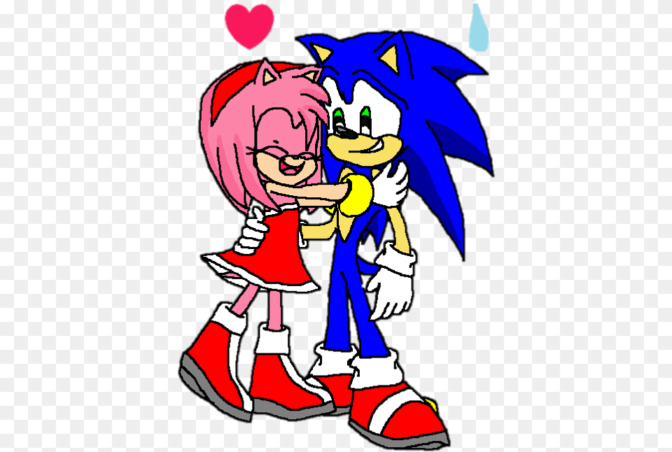 Sonic The Hedgehog And Amy Rose Amy Rose, Book, Comics, Publication, Baby Png