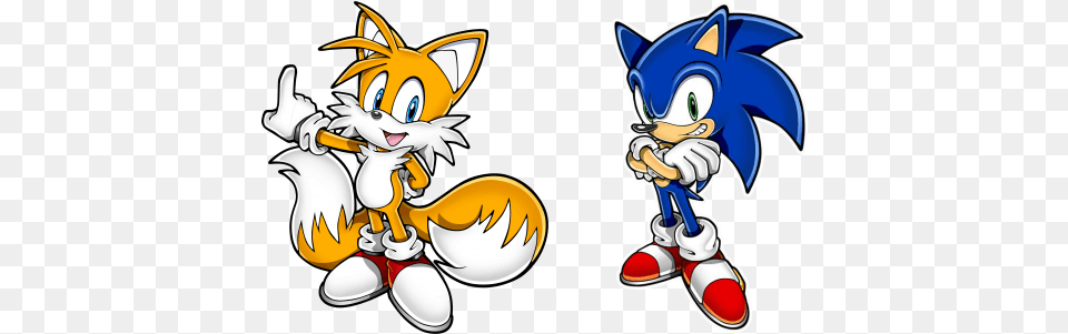 Sonic The Hedgehog And Tails The Fox Sonic Rush 2 Adventures Game Ds, Book, Comics, Publication Png Image