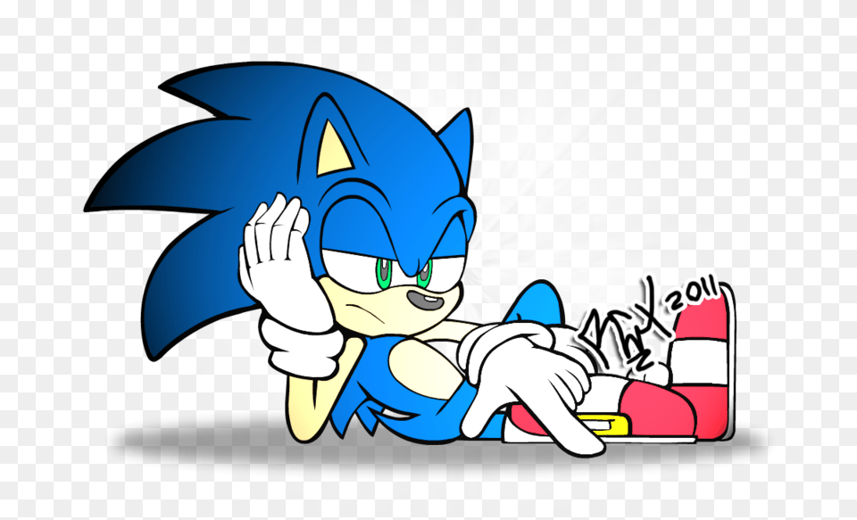 Sonic The Hedgehog Bored, Book, Comics, Publication, Baby Free Png