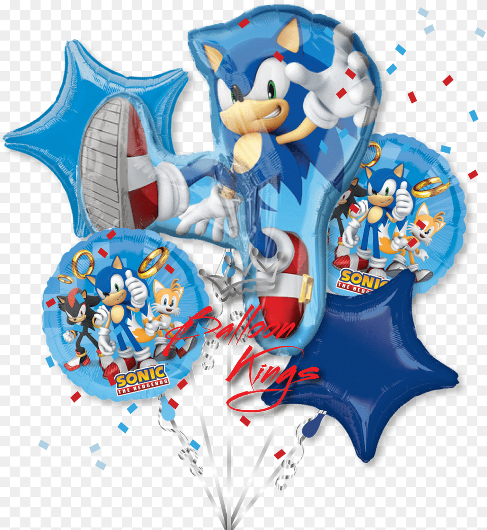 Sonic The Hedgehog Bouquet, Balloon Free Png Download