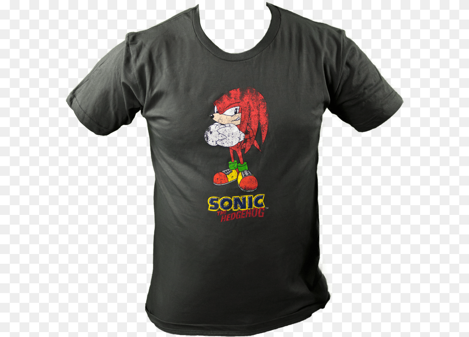 Sonic The Hedgehog Cartoon, Clothing, Shirt, T-shirt, Baby Free Png Download