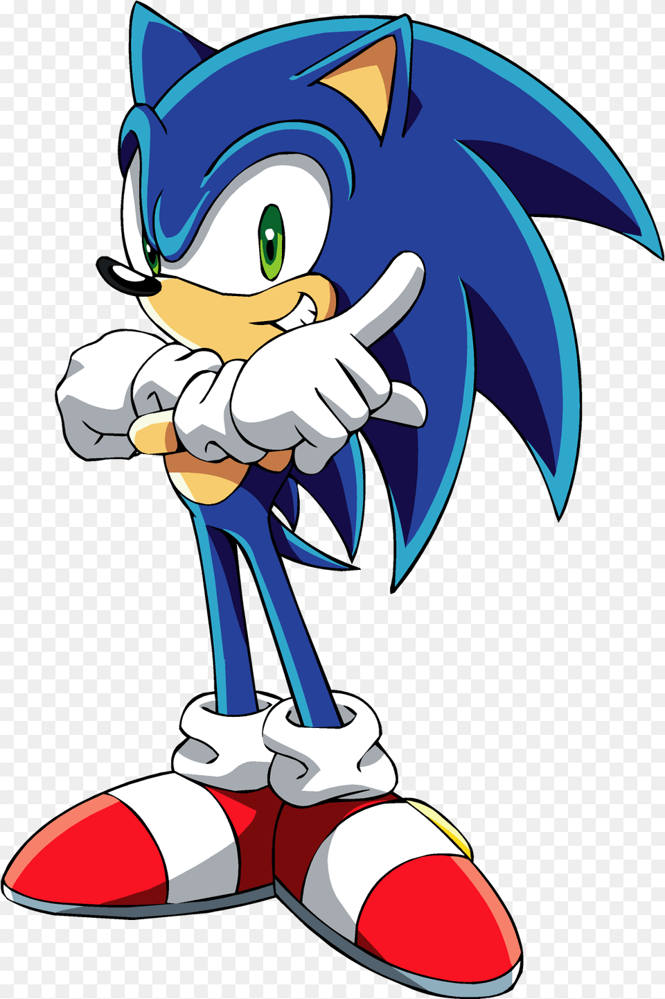 Sonic The Hedgehog Clipart Behind Sonic De Sonic X, Cartoon, Book, Comics, Publication Free Transparent Png