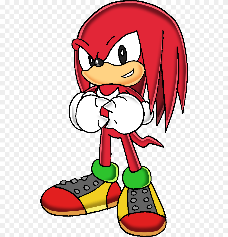 Sonic The Hedgehog Clipart Knuckles The Echidna Classic Knuckles The Echidna, Book, Comics, Publication, Baby Free Png Download