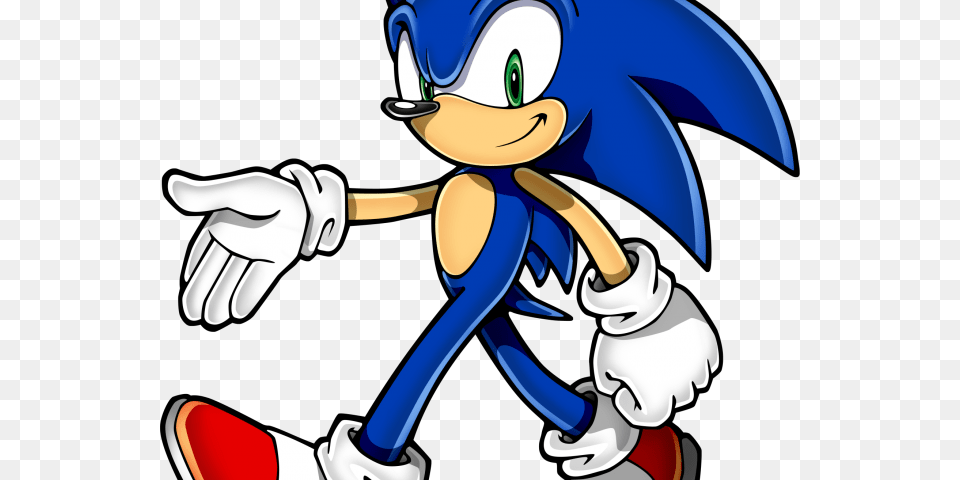 Sonic The Hedgehog Clipart Ring Sonic The Hedgehog Walking, Book, Comics, Publication, Cartoon Free Png Download