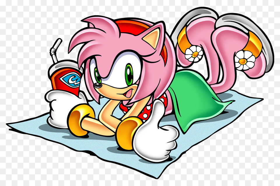 Sonic The Hedgehog Franchise Tv Tropes Art Amy Rose Sonic Adventure, Book, Comics, Publication, Dynamite Png