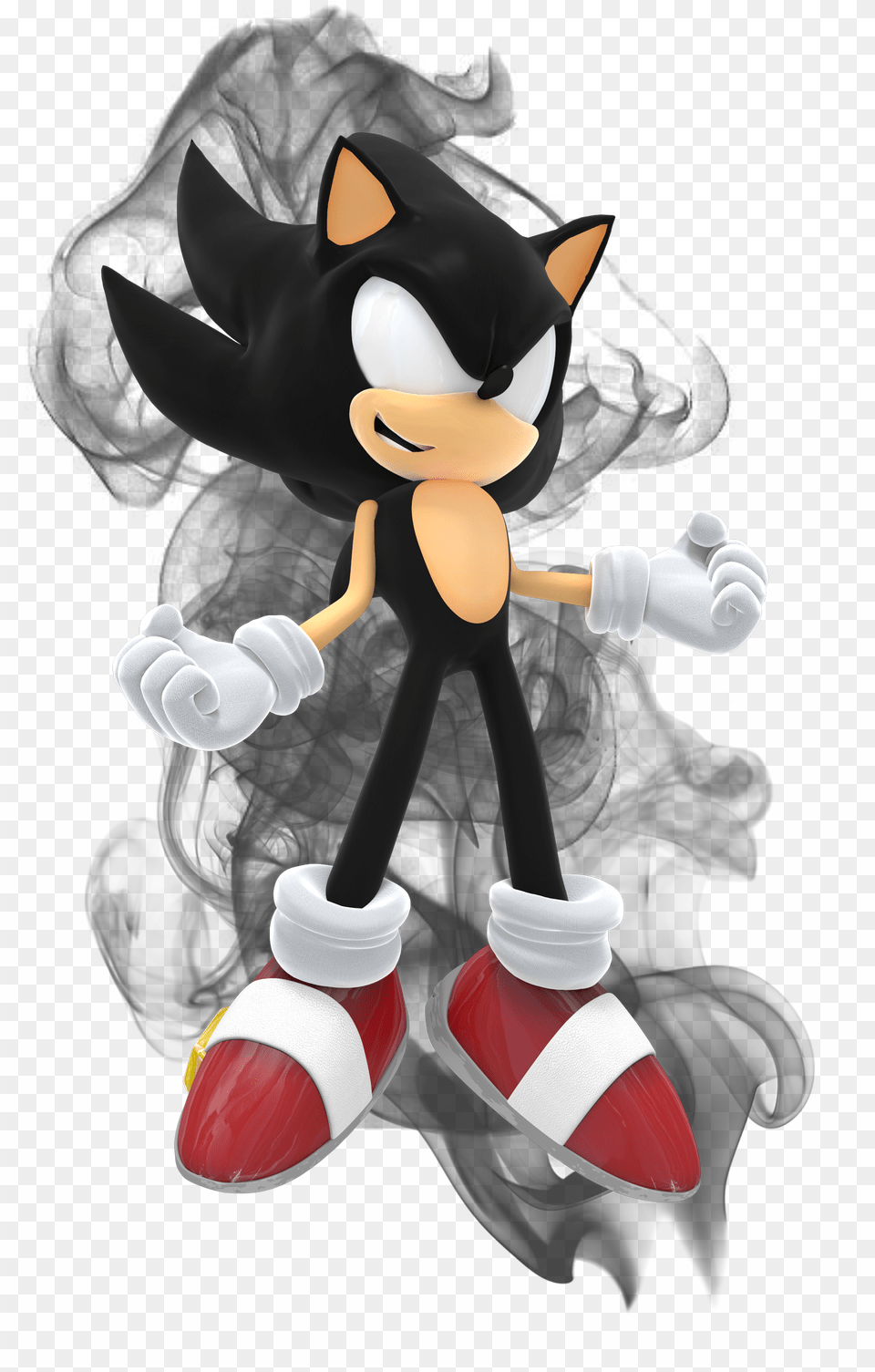 Sonic The Hedgehog Images Dark Super Sonic Hd Wallpaper Picsart Black Smoke, Figurine, Nature, Outdoors, Snow Free Png