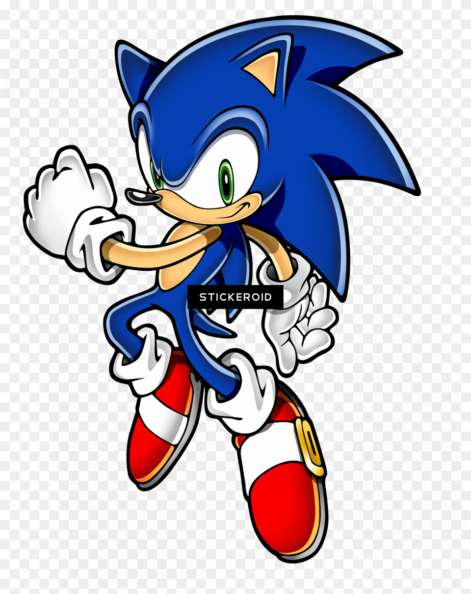 Sonic The Hedgehog Logo Clipart, Book, Comics, Publication, Baby Free Png