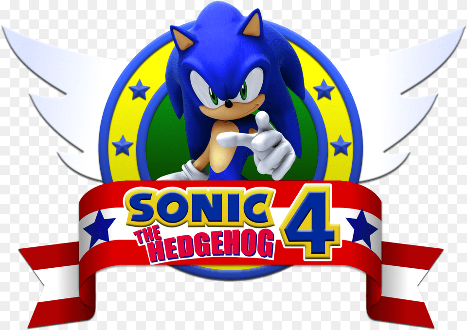 Sonic The Hedgehog Logo Sonic 4 Episode 1 Logo, Baby, Person, Animal, Fish Free Png Download