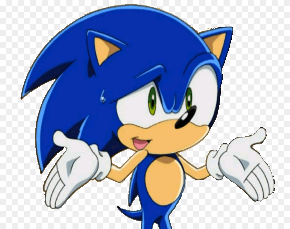 Sonic The Hedgehog Pack Sonic, Cartoon, Face, Head, Person Png Image
