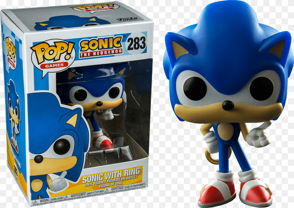 Sonic The Hedgehog Sonic Glow In The Dark Pop, Toy Png