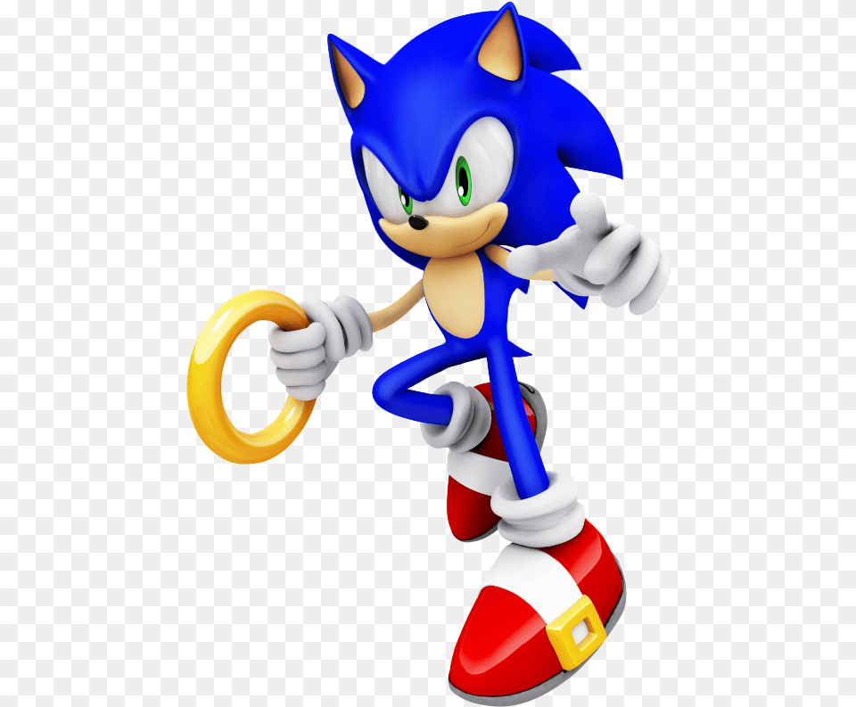 Sonic The Hedgehogbasicupgrade1 Sonic The Hedgehog With Ring, Toy, Rattle Png