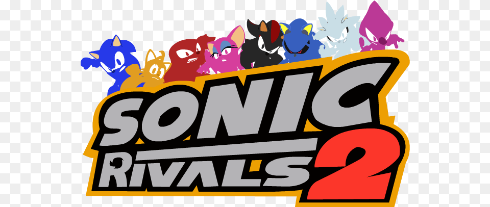 Sonic Video Game Title Logos Sonic Rivals 2 Logo, Bulldozer, Machine, Advertisement Png Image