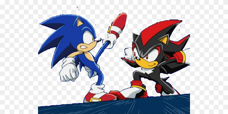Sonic Vs Shadow Saga Sonic Vs Shadow, Cartoon Png Image