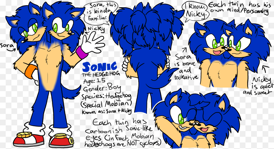 Sonic With Two Eyes, Book, Publication, Comics, Person Free Png