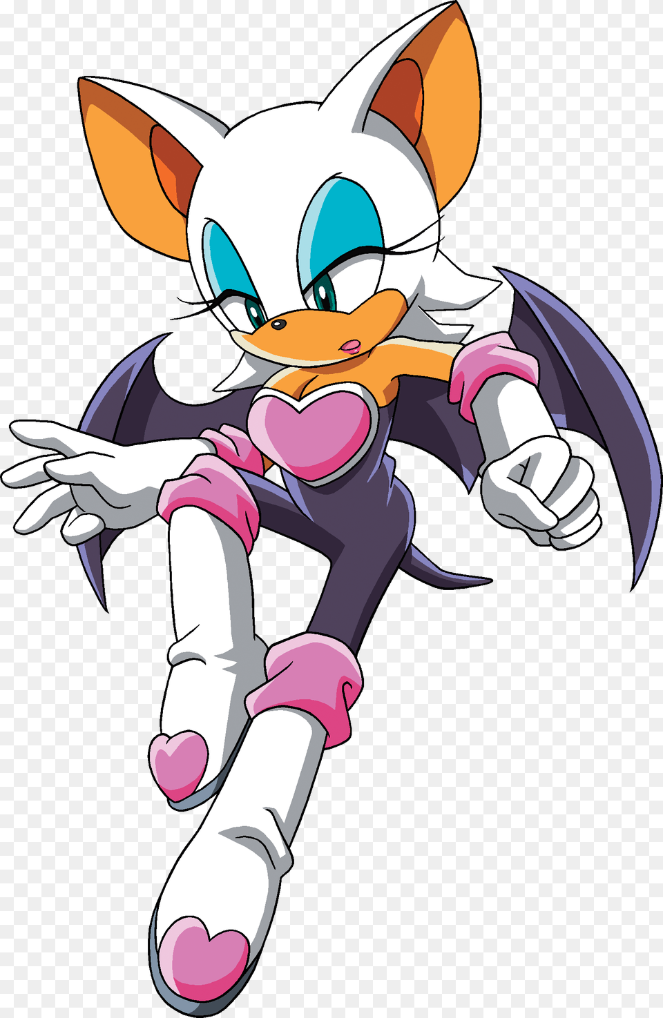 Sonic X Characters Rouge, Book, Comics, Publication, Cartoon Free Png Download