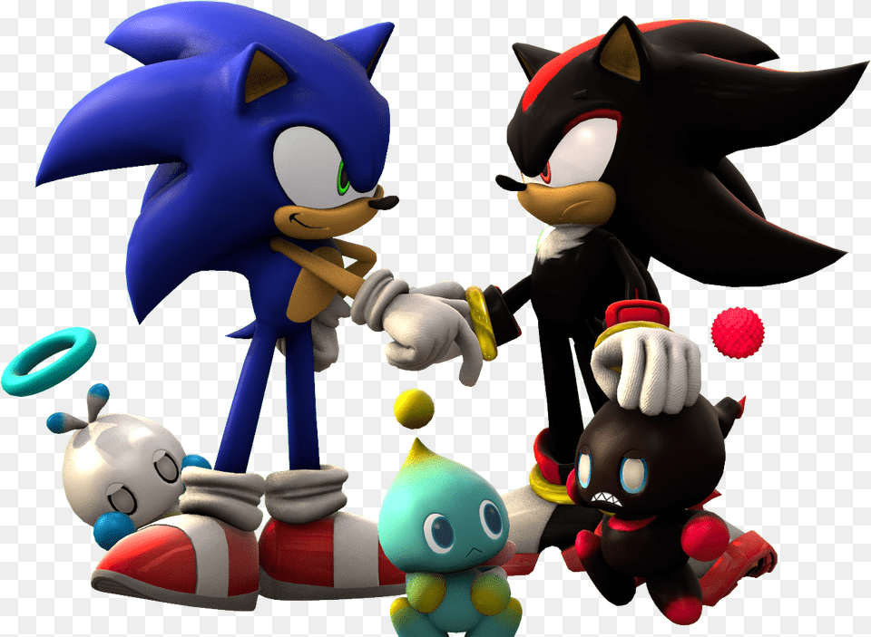 Sonic Y Shadow Sfm, Toy, Clothing, Glove Free Png