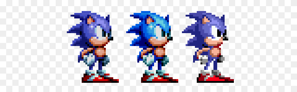 Sonics Mania Sprite Recolored To Fit Older Sonic Colors, Person Free Png