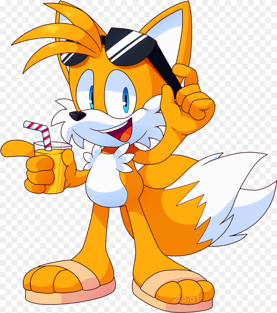 Sonicsonik Sonic The Hedgehog Fendomimiles Tails Tails The Fox Sonic, Cartoon Free Png