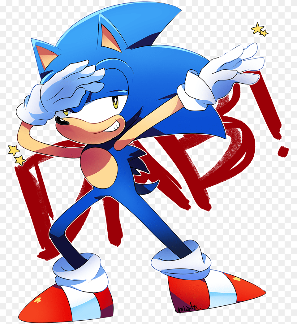 Sonicthehedgehog Dab Memes Funny Videoga Sonic The Hedgehog Dab, Cleaning, Person, Book, Comics Free Transparent Png