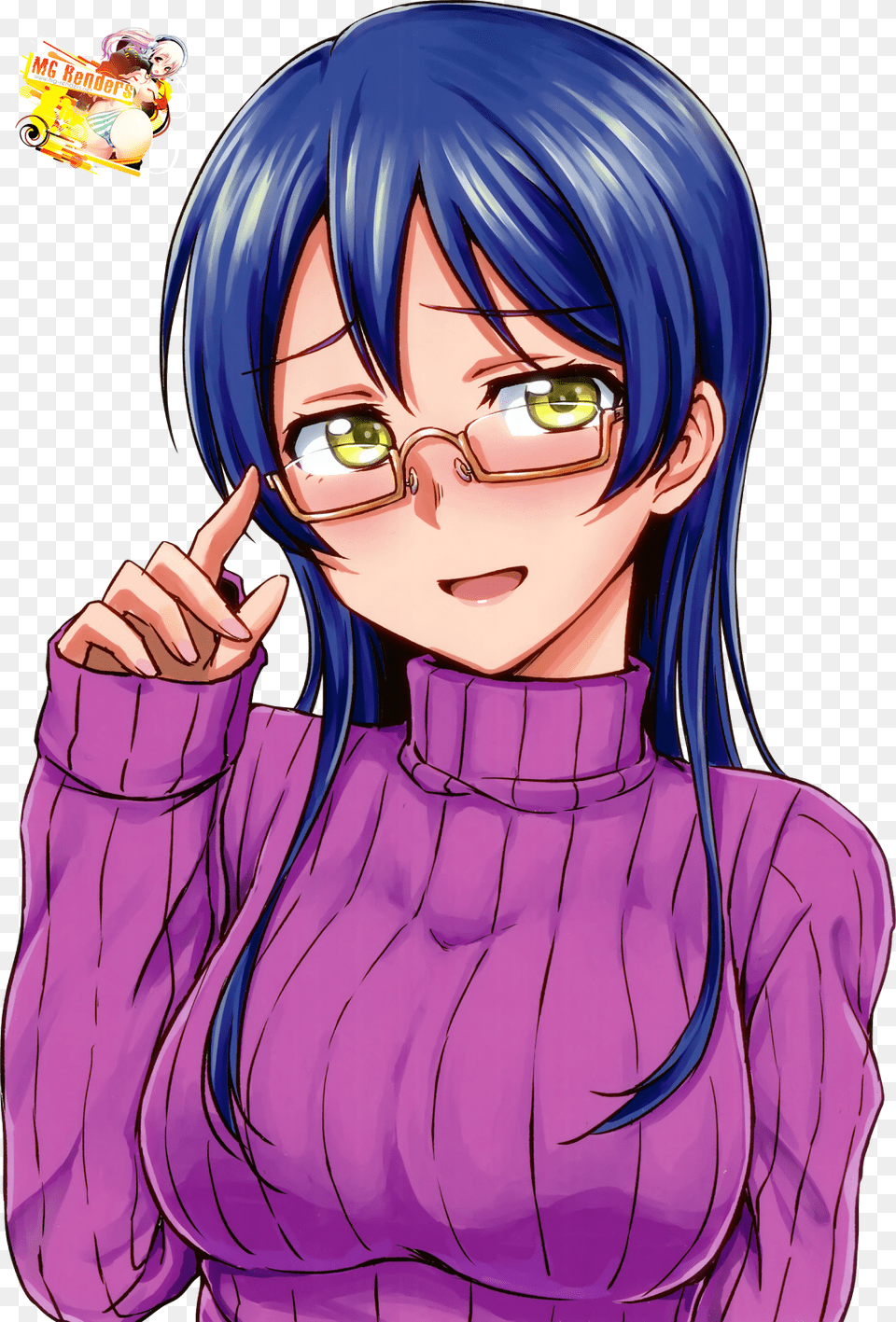 Sonoda Umi Render 8 Seriesanime Hentai Face Render, Woman, Publication, Female, Comics Free Png