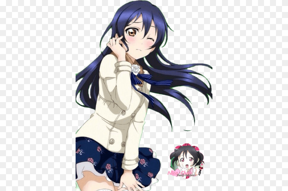 Sonoda Umi Render By Niconiconiichan D7irw3e Umi Love Live Render, Book, Comics, Publication, Baby Png