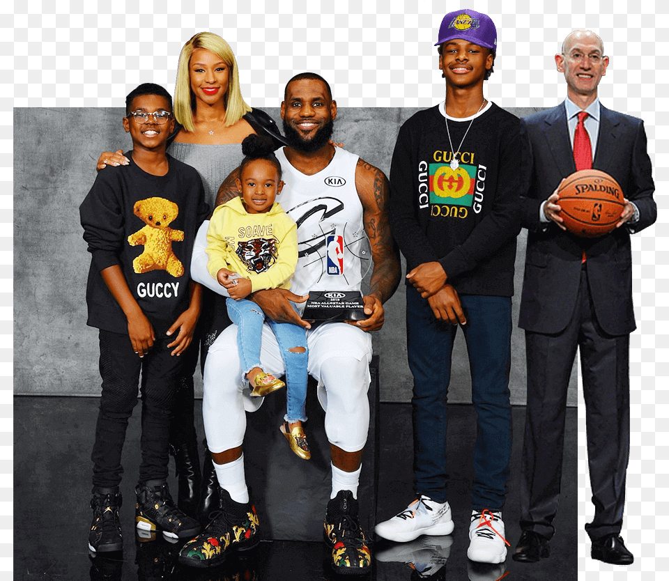 Sons Lebron James Family, People, Hat, Clothing, Cap Png