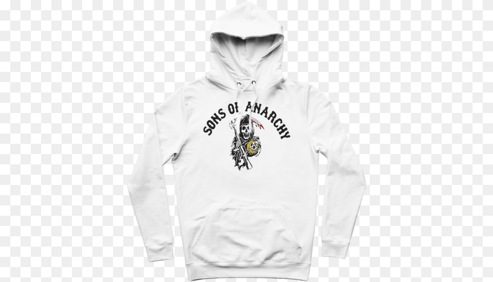 Sons Of Anarchy 1 Premium Adult Hoodie Hoodie, Clothing, Hood, Knitwear, Sweater Png