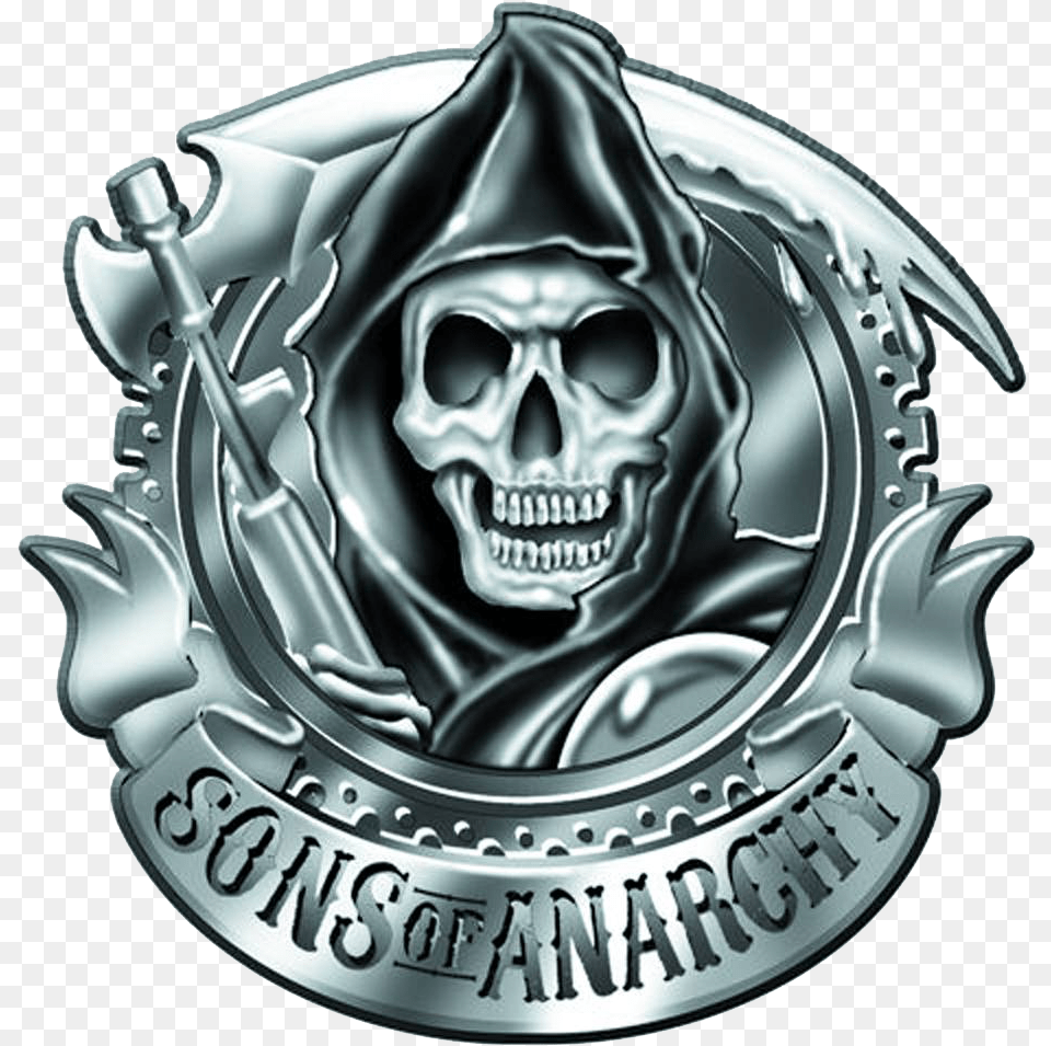 Sons Of Anarchy, Logo, Badge, Symbol, Face Free Transparent Png