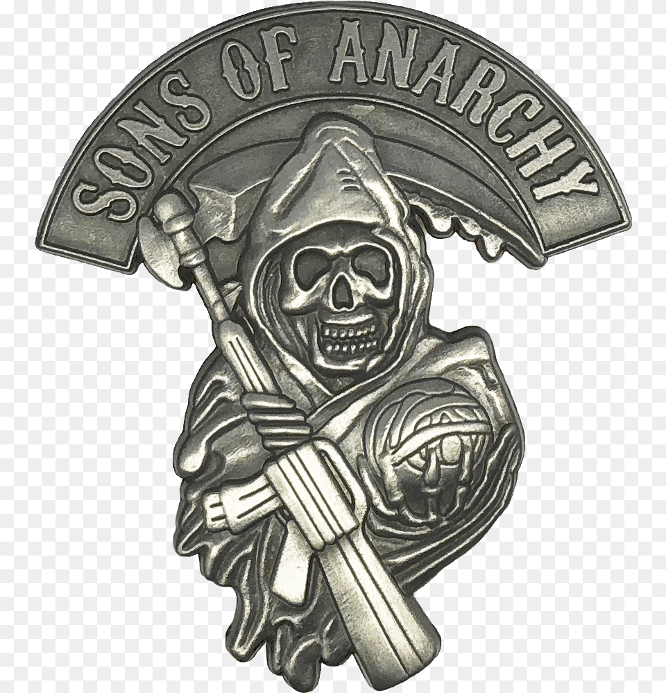 Sons Of Anarchy Badge, Person, Accessories, Face, Head Png Image