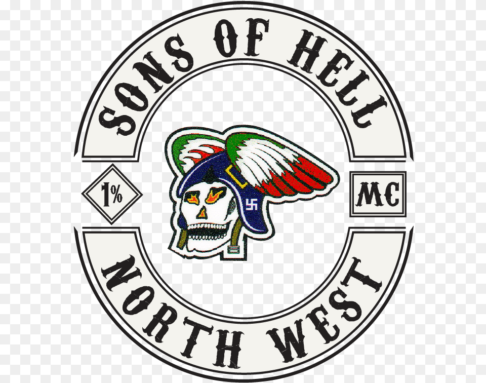 Sons Of Anarchy Emblem, Symbol, Logo, Face, Head Free Png