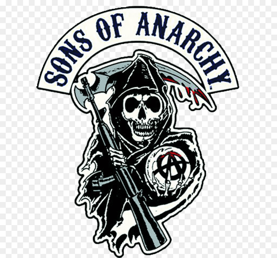 Sons Of Anarchy Logo Picture, People, Person, Adult, Male Png