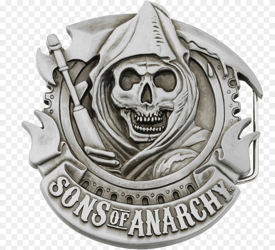 Sons Of Anarchy Logo Television Show, Accessories, Buckle, Face, Head Free Png Download