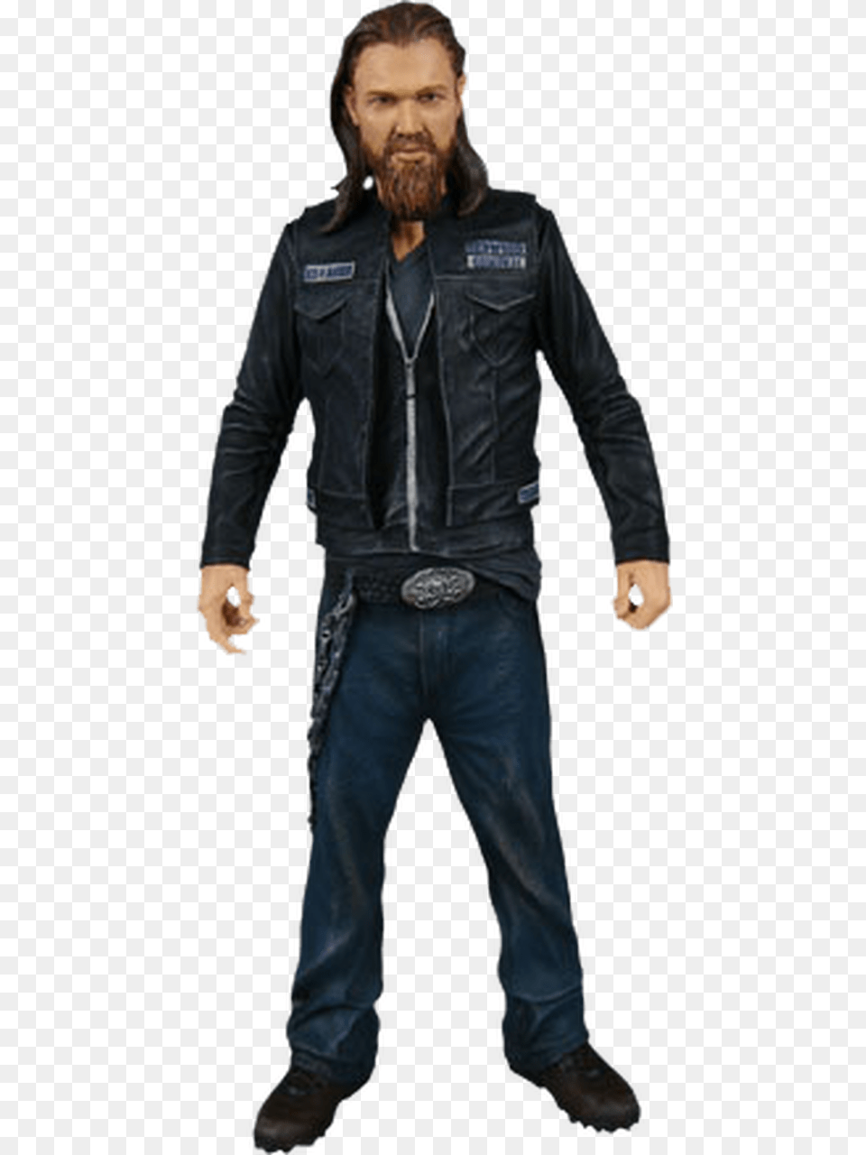 Sons Of Anarchy Opie Winston Look, Jacket, Clothing, Coat, Man Png Image