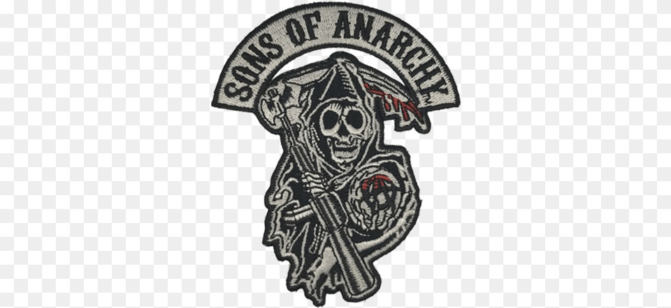 Sons Of Anarchy Patch Chicago Cop Shop, Emblem, Symbol, Logo, Person Free Transparent Png