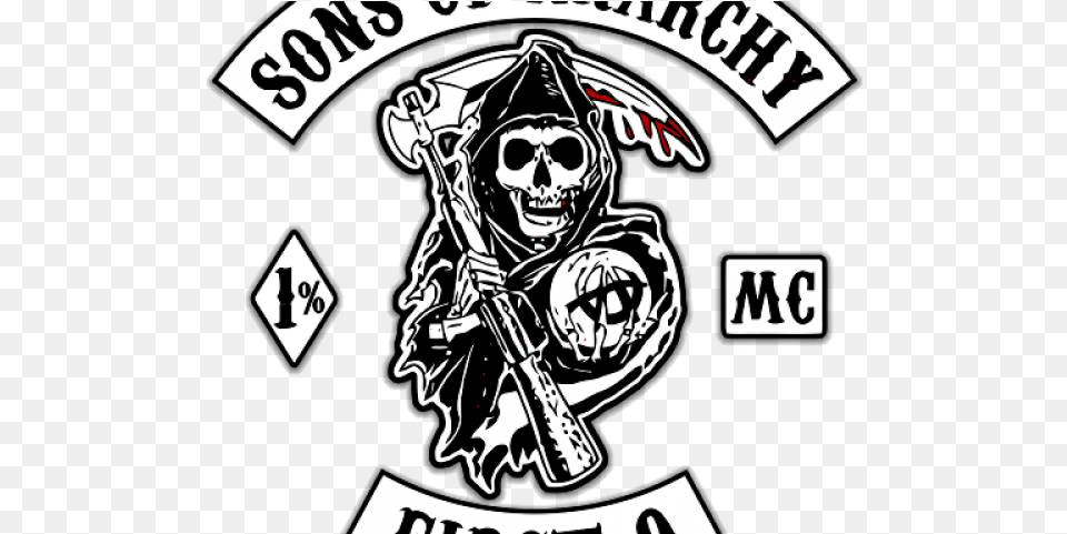 Sons Of Anarchy Small Logo, People, Person, Adult, Male Png