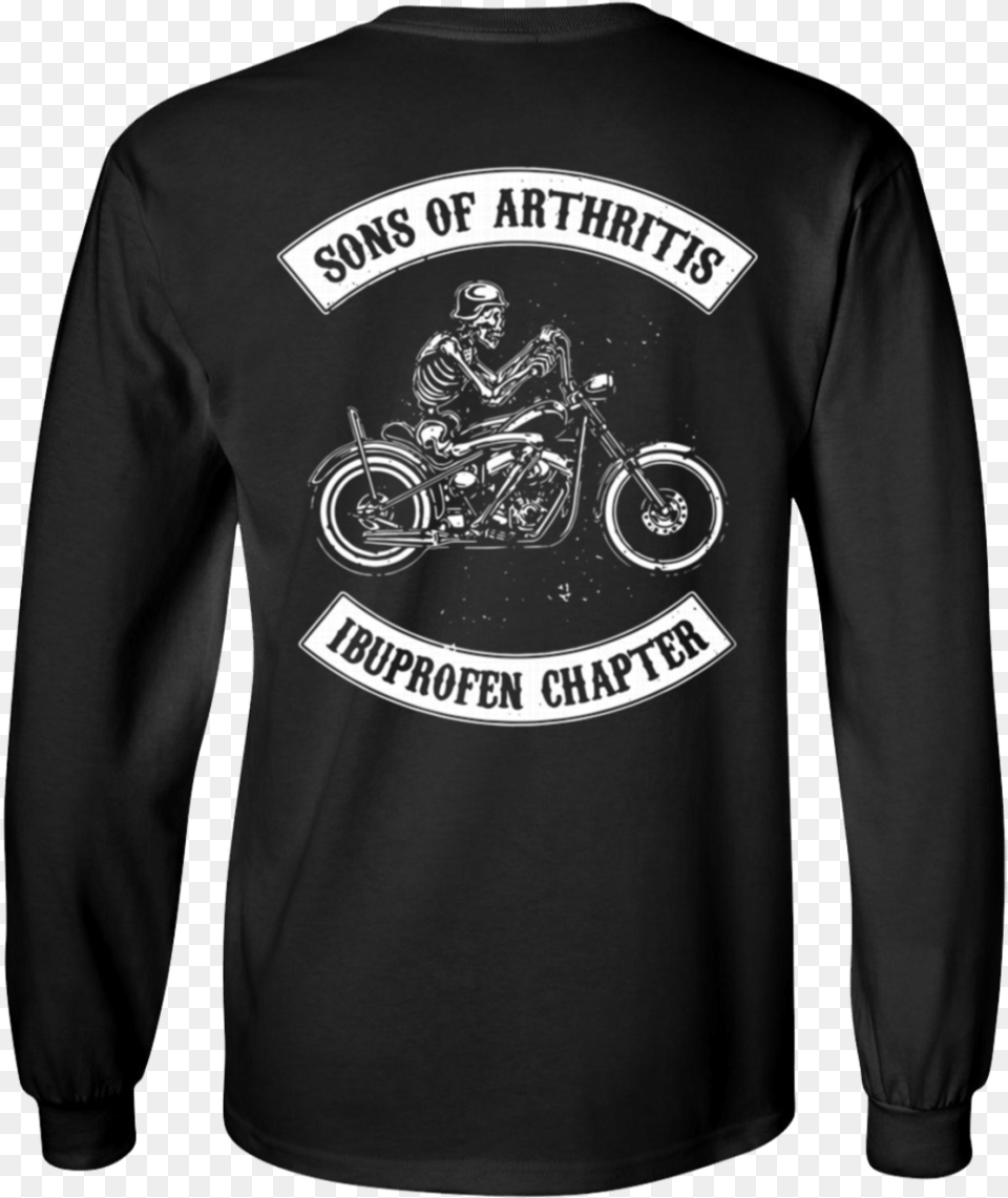 Sons Of Arthritis Ibuprofen Chapter, Clothing, Long Sleeve, T-shirt, Sleeve Png