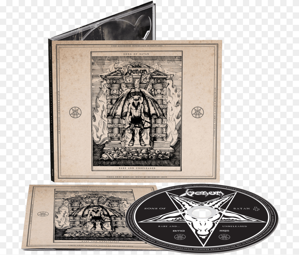 Sons Of Satan Cd Album Venom Sons Of Satan, Person, Disk, Dvd Png