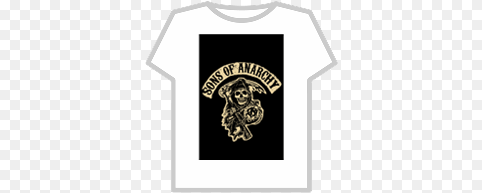 Sons Ofanarchylogopng Roblox Sons Of Anarchy Patch Logo, Clothing, T-shirt, Shirt Free Png