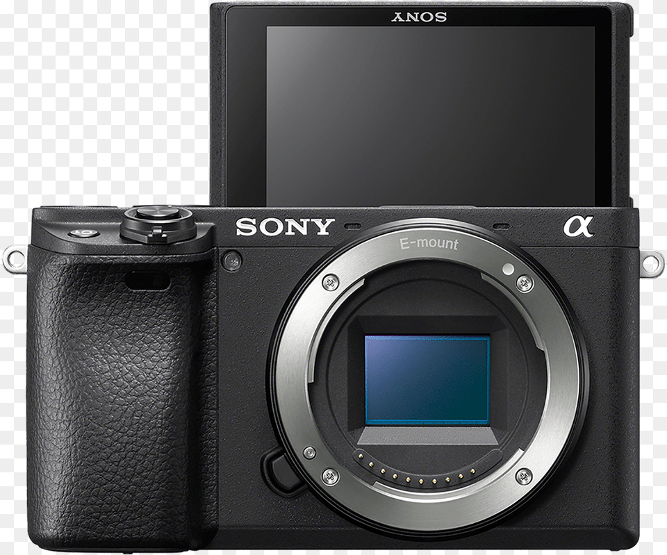 Sony A6400 Tipa Sony Mirrorless Flip Out Screen, Camera, Digital Camera, Electronics Free Png