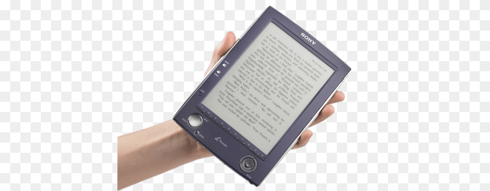 Sony E Book In Hand, Computer, Electronics, Tablet Computer, Hand-held Computer Png Image