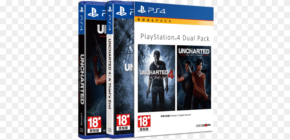 Sony Has Just Announced That The Uncharted Dual Pack Ps4 Dual Pack Uncharted, Adult, Person, Man, Male Free Png Download