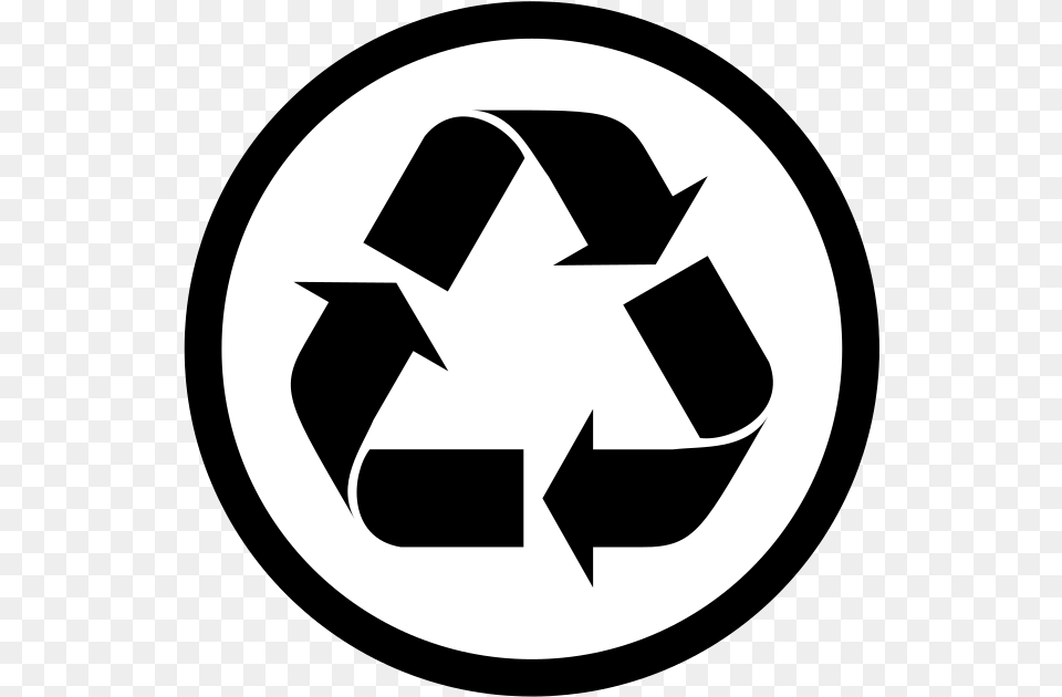 Sony Logo Transparent Clip Art Recycle Symbol In Circle, Recycling Symbol, Disk Free Png Download