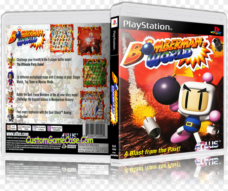 Sony Playstation 1 Psx Ps1 Bomberman World, Advertisement, Poster, Toy Free Png Download