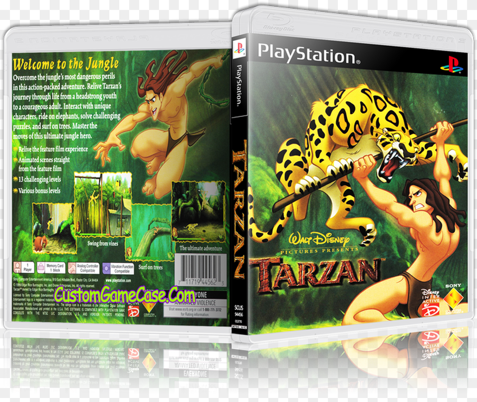 Sony Playstation 1 Psx Ps1 Disney Tarzan Complete Sony Playstation 1 1999, Advertisement, Poster, Adult, Publication Free Transparent Png