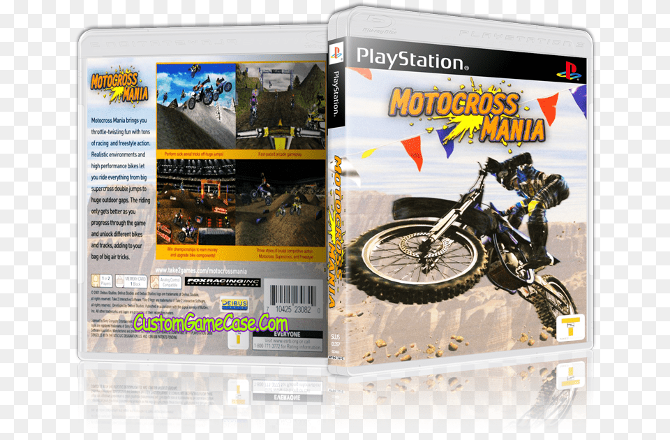 Sony Playstation 1 Psx Ps1 Motocross Mania, Wheel, Vehicle, Transportation, Motorcycle Free Png Download