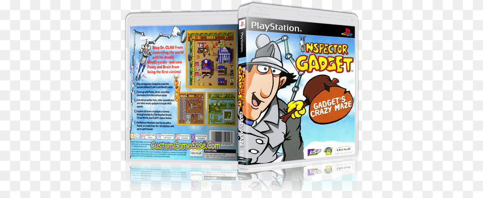 Sony Playstation 1 Psx Ps1 Inspector Gadget Playstation, Book, Comics, Publication, Person Free Transparent Png