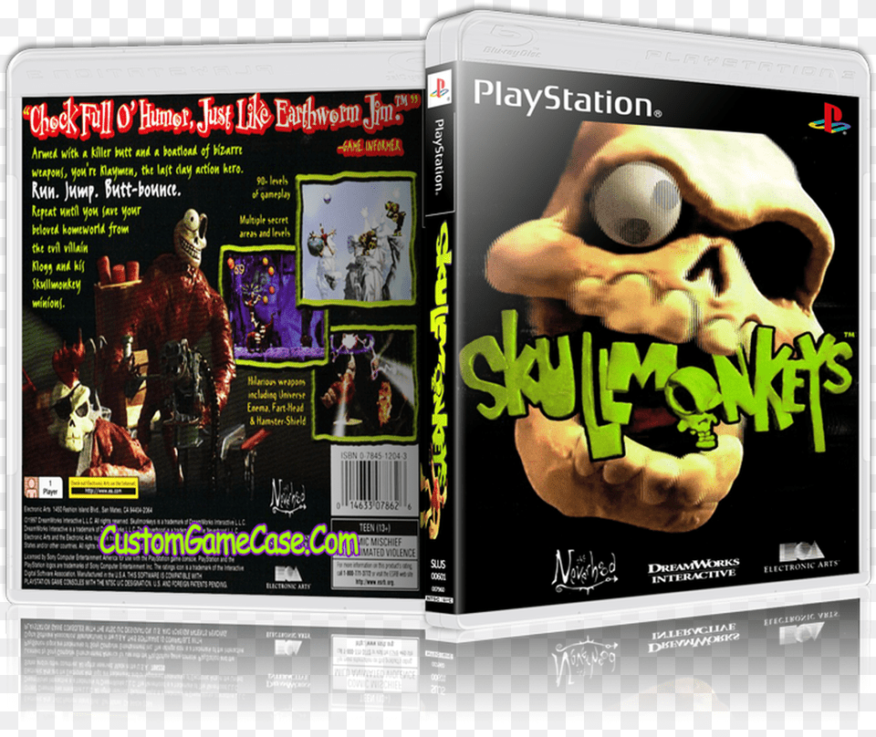 Sony Playstation 1 Psx Ps1 Skullmonkeys, Advertisement, Poster, Adult, Person Free Png Download