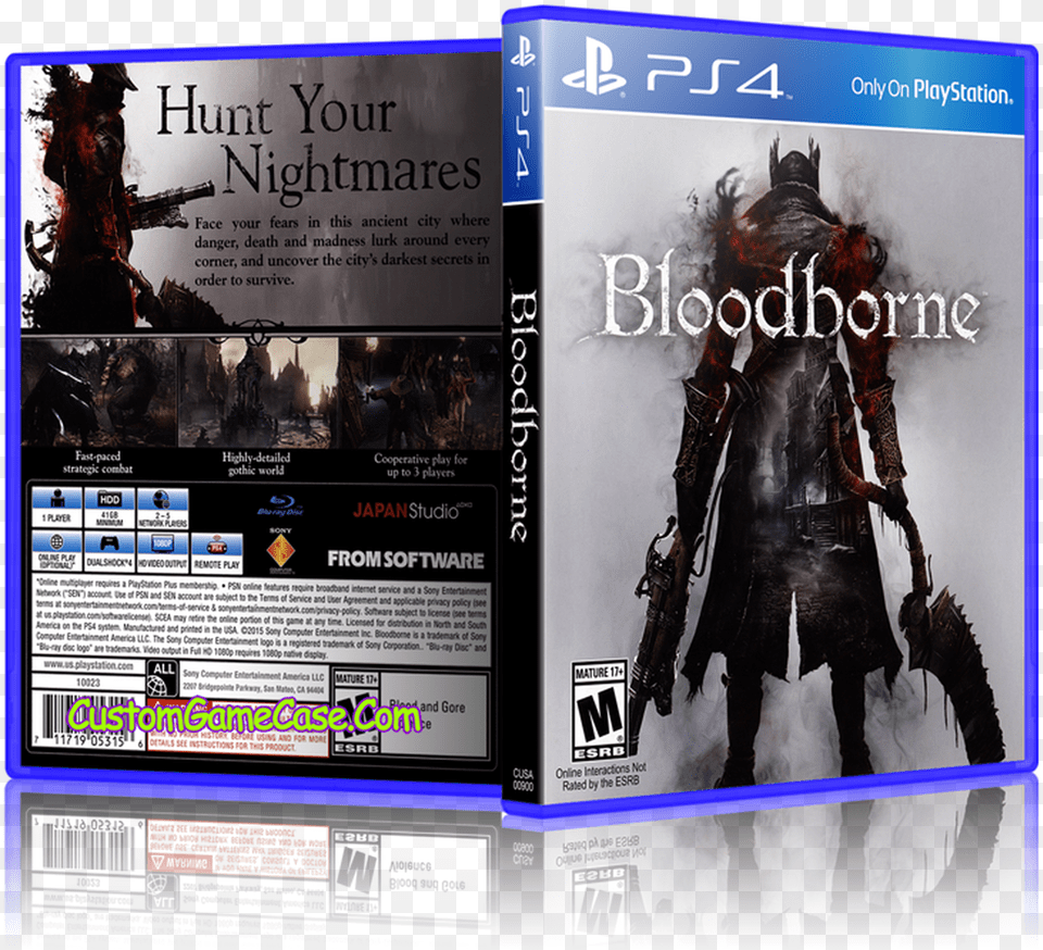 Sony Playstation 4 Ps4 Bloodborne Ps4 Cover, Advertisement, Poster, Publication, Adult Png Image